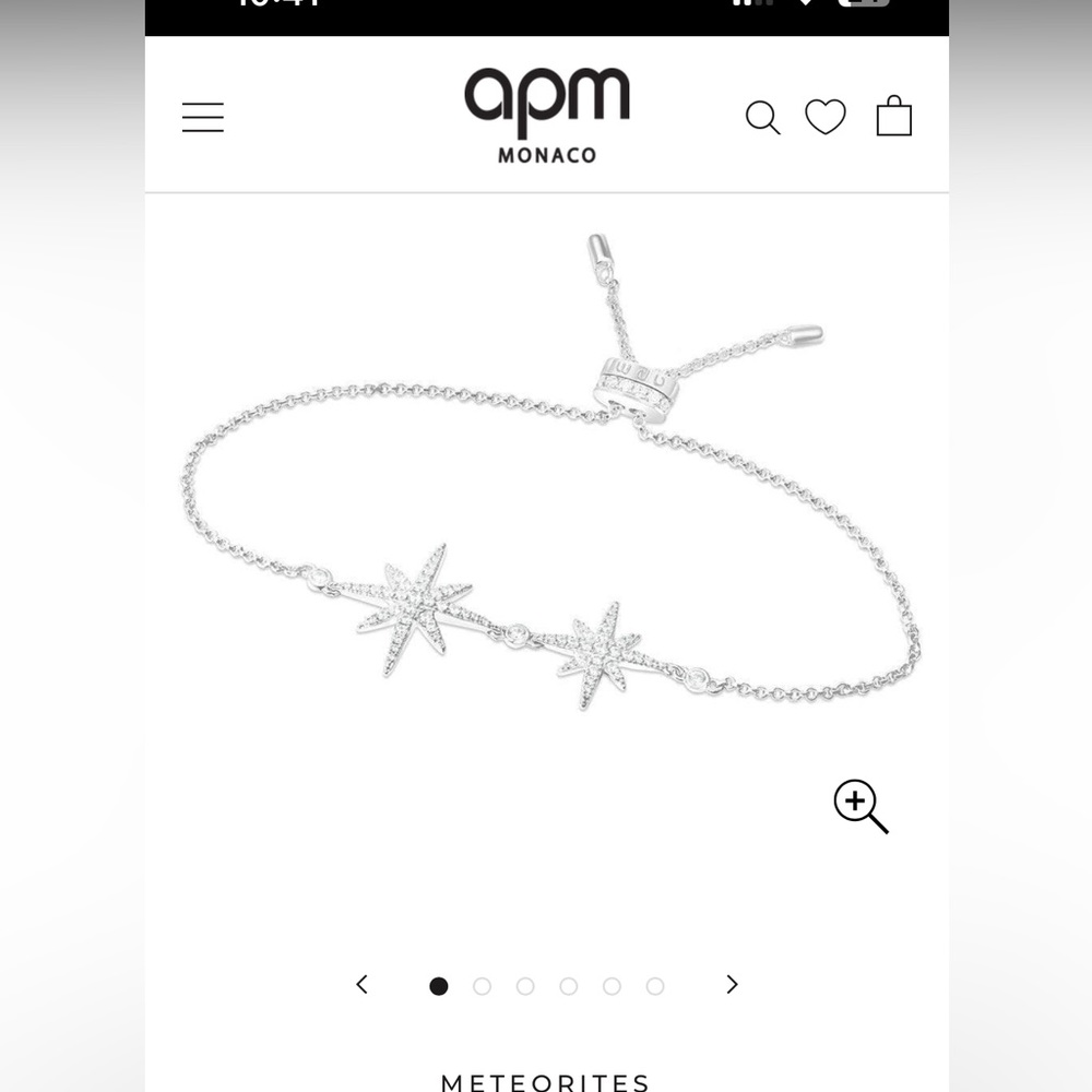 APM MONACO DOUBLE MÉTÉORITES BRACELET